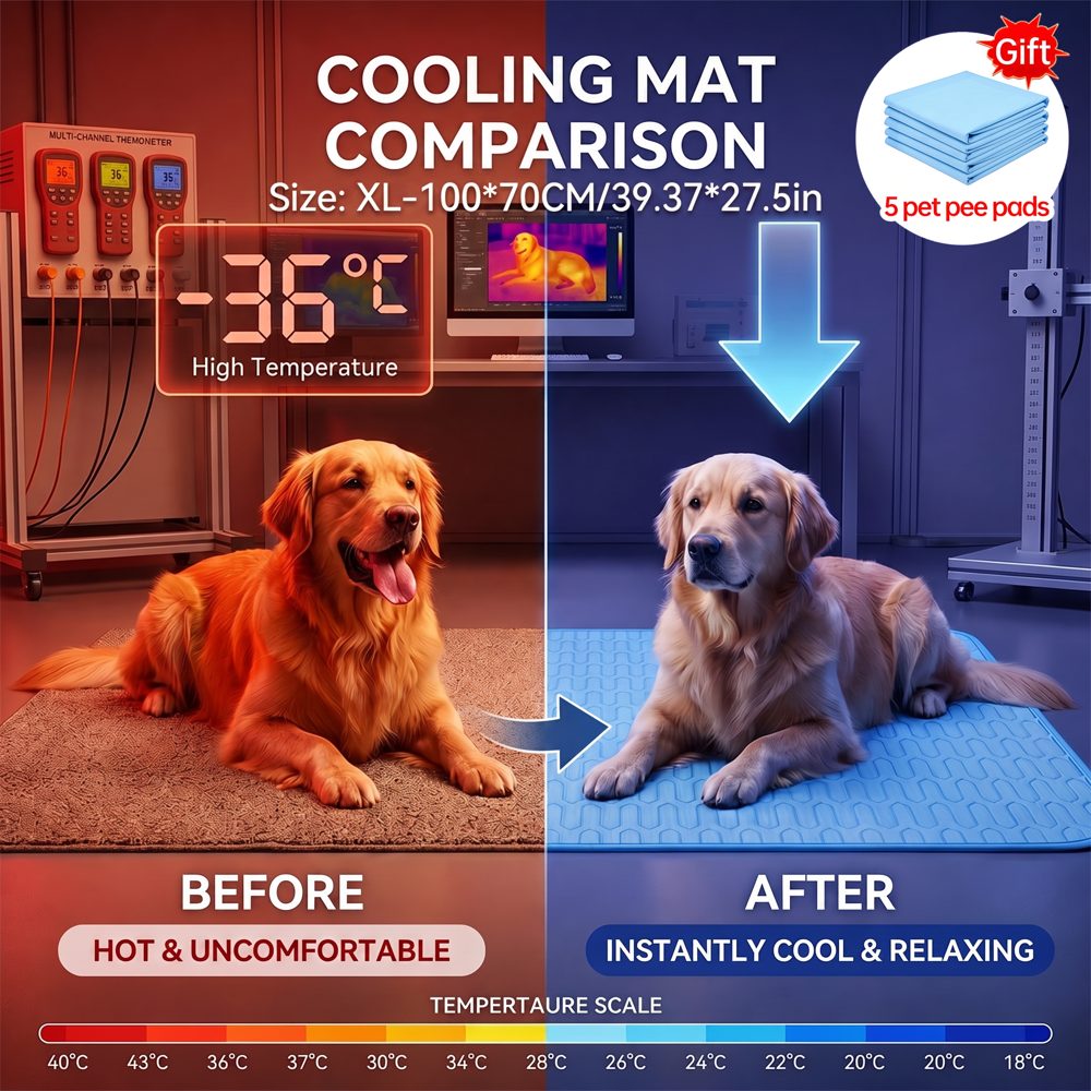 Pet Cooling Mat with Pee Pads — 6 Pallets